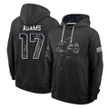 LA.Rams #17 Davante Adams Player 2026 Black Logo Pullover Hoodies Limited Game Gdoa Stitched Jerseys