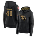 A.Cardinals #40 Pat Tillman Player Black Salute to Service Limited Hoodie Gdoa Stitched Jerseys