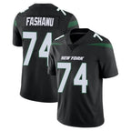 NY.Jets #74 Olu Fashanu Player Stealth Black Limited Vapor Home Game Gdoa Stitched Jerseys