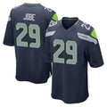 S.Seahawks #29 Josh Jobe Player Navy Home Game Gdoa Stitched Jerseys