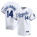 KC.Royals #14 Jac Caglianone Player White Alt Limited Home Gdoa Stitched Jerseys