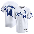 KC.Royals #14 Jac Caglianone Player White Alt Limited Home Gdoa Stitched Jerseys