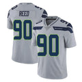 S.Seahawks #90 Jarran Reed Player Gray Limited Vapor Untouchable Home Game Gdoa Stitched Jerseys