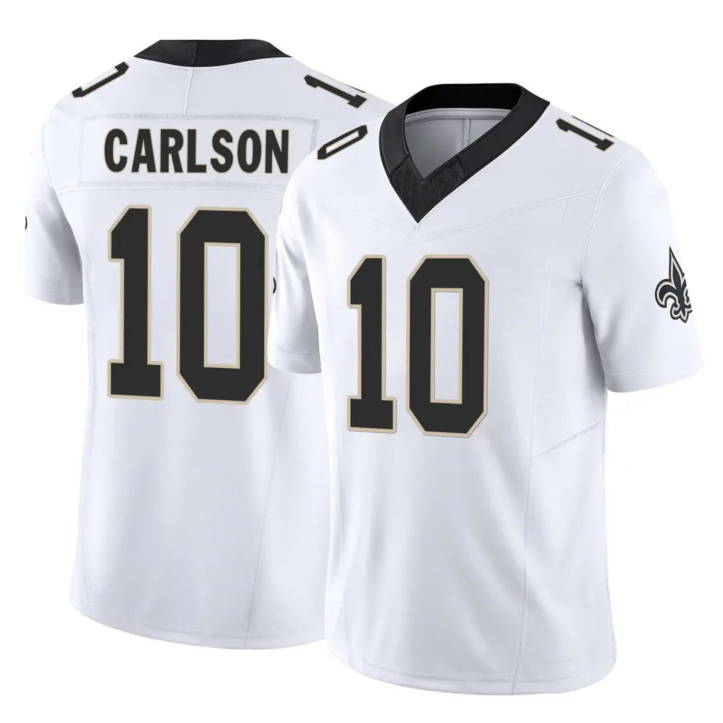 NO.Saints #10 Daniel Carlson Player White Limited Vapor F.U.S.E. Home Game Gdoa Stitched Jerseys