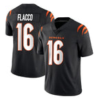 C.Bengals #16 Joe Flacco Player Black Vapor Untouchable Limited Home Game Gdoa Stitched Jerseys