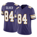 M.Vikings #84 Josh Oliver Player Purple Limited Classic Vapor F.U.S.E. Home Game Gdoa Stitched Jerseys