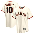 SF.Giants #10 Casey Schmitt Player Cream Home Game Fdoa Stitched Jerseys
