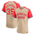 B.Orioles #35 Adley Rutschman Player Cream American League All-Star Limited Elite Home Game Gdoa Stitched Jerseys