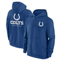 IN.Colts ## Colts Blank Player Blue Sideline Club Fleece Long Sleeve Hoodie Limited Gdoa Stitched Jerseys