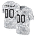 Custom GB.Packers Arctic Camo Salute To Service Limited Any Name & Numbers Gdoa Stitched Jerseys