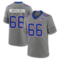 B.Bills #66 Connor McGovern Player Gray Nickel City Home Game Gdoa Stitched Jerseys