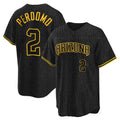 A.Diamondbacks #2 Geraldo Perdomo Player Black Snake Skin City Home Game Gdoa Stitched Jerseys