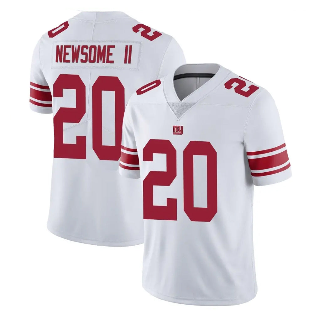 NY.Giants #20 Greg Newsome II Player White Limited Vapor Untouchable Home Game Gdoa Stitched Jerseys