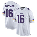 M.Vikings #16 Will Reichard Player White Home Game Gdoa Stitched Jerseys
