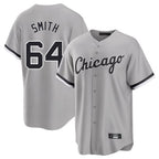 C.White Sox #64 Shane Smith Player Gray Home Game Gdoa Stitched Jerseys