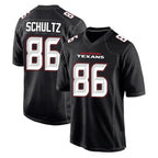 H.Texans #86 Dalton Schultz Player Carbon Black Fashion Home Game Gdoa Stitched Jerseys