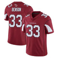 A.Cardinals #33 Trey Benson Player Cardinal Vapor Limited Home Game  Gdoa Stitched Jerseys