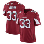 A.Cardinals #33 Trey Benson Player Cardinal Vapor Limited Home Game  Gdoa Stitched Jerseys