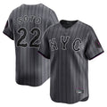 NY.Mets #22 Juan Soto Player Gray City Connect Limited Fdoa Stitched Jerseys