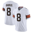 C.Browns #8 Dillon Gabriel Player White Vapor F.U.S.E. Limited Home Game Gdoa Stitched Jerseys