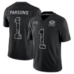 GB.Packers #1 Micah Parsons Player Black Limited 2026 Salute to Service Home Game Gdoa Stitched Jerseys
