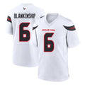 H.Texans #6 Reed Blankenship Player White Home Game Gdoa Stitched Jerseys