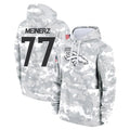 D.Broncos #77 Quinn Meinerz Player Arctic Camo Salute to Service Hoodies Limited Game Gdoa Stitched Jerseys