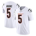 C.Bengals #5 Tee Higgins Player White Vapor Untouchable Limited Home Game Gdoa Stitched Jerseys
