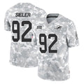 M.Dolphins #92 Zach Sieler Player Arctic Camo Salute To Service Limited Game Gdoa Stitched Jerseys