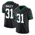 NY.Jets #31 David Bailey Player Black Limited Legacy Vapor F.U.S.E. Home Game Gdoa Stitched Jerseys