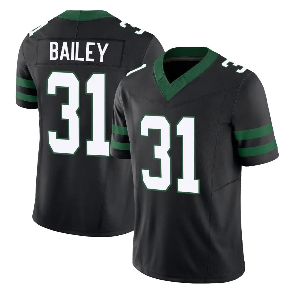 NY.Jets #31 David Bailey Player Black Limited Legacy Vapor F.U.S.E. Home Game Gdoa Stitched Jerseys