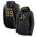 C.Bengals #99 Myles Murphy Player Black Salute to Service Pullover Hoodies Limited Gdoa Stitched Jerseys