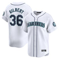 S.Mariners #36 Logan Gilbert Player White Home Limited Fdoa Stitched Jerseys