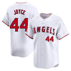 LA.Angels #44 Ben Joyce Player White Limited Home Fdoa Stitched Jerseys
