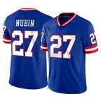 NY.Giants #27 Tyler Nubin Player Royal Classic Vapor Home Game Gdoa Stitched Jerseys