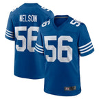 IN.Colts #56 Quenton Nelson Player Royal Limited Home Game Gdoa Stitched Jerseys