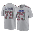 B.Bills #73 Dion Dawkins Player Gray Fashion Home Game Gdoa Stitched Jerseys