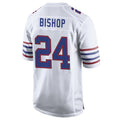 B.Bills #24 Cole Bishop Player White Alternate Limited Home Game Gdoa Stitched Jerseys