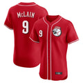 C.Reds #9 Matt McLain Player Red Limited Elite Home Game Gdoa Stitched Jerseys