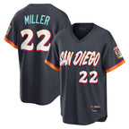 S.Diego Padres #22 Mason Miller Player Obsidian 2026 City Connect Home Limited T-shirt Fdoa Stitched Jerseys