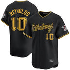 P.Pirates #10 Bryan Reynolds Player Black Alt Home Limited Fdoa Stitched Jerseys