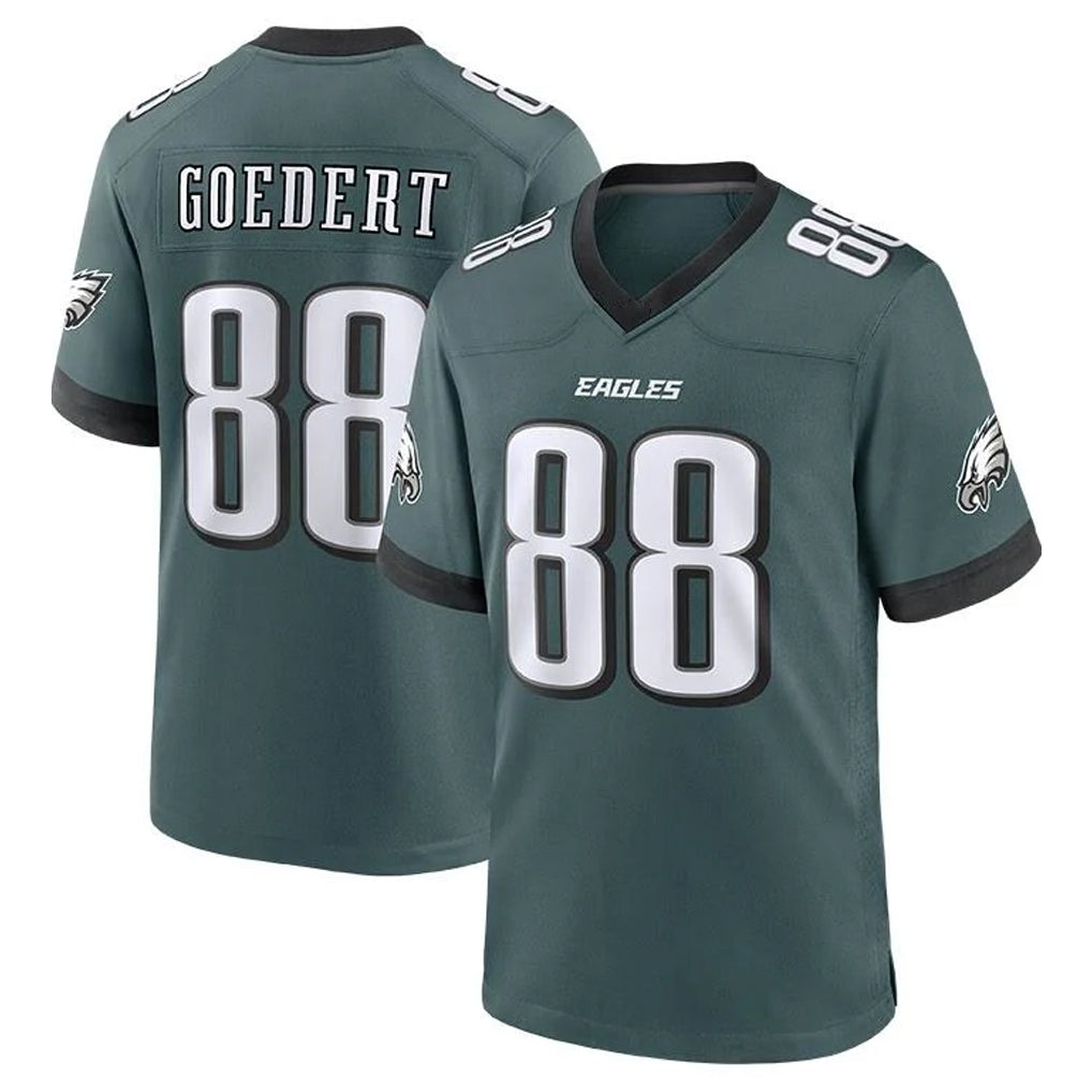 P.Eagles #88 Dallas Goedert Player Green Home Game Gdoa Stitched Jerseys
