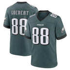 P.Eagles #88 Dallas Goedert Player Green Home Game Gdoa Stitched Jerseys