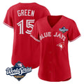 T.Blue Jays #15 Chad Green Player Red 2025 World Series Limited Fdoa Stitched Jerseys