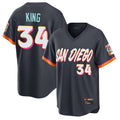 S.Diego Padres #34 Michael King Player Obsidian 2026 City Connect Home Limited T-shirt Fdoa Stitched Jerseys