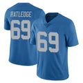 D.Lions #69 Tate Ratledge Player Blue Limited Throwback Vapor Untouchable Gdoa Stitched Jerseys