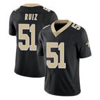 NO.Saints #51 Cesar Ruiz Player Black Limited Vapor Untouchable Home Game Gdoa Stitched Jerseys