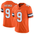 D.Broncos #9 Talanoa Hufanga Player Orange Vapor Untouchable Limited Home Game Gdoa Stitched Jerseys