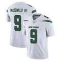 NY.Jets #9 Will McDonald IV Player White Spotlight Limited Vapor Home Game Gdoa Stitched Jerseys