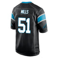 C.Panthers #51 Sam Mills Player Black Game Gdoa Stitched Jerseys